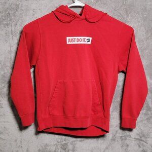Nike Hoodie Mens Large Just Do It Swoosh Pullover Kangaroo Pocket BV5094-657